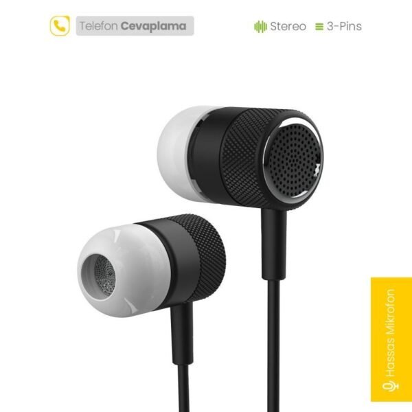 Jopus Jopus JO-K56 Melodia Universal 3,5 Mikrofonlu Kulaklik(SİYAH)