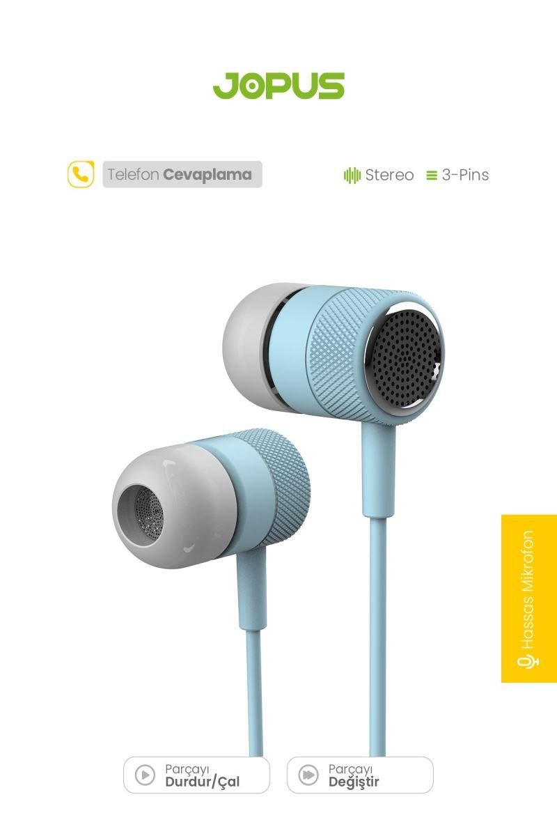 053914_3.jpg Jopus Jopus JO-K56 Melodia Universal 3,5 Mikrofonlu Kulaklik(MAVİ) - Görsel 1
