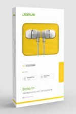 Jopus JO-K64 Bolero Universal 3.5mm Mikrofonlu Kulaklık Beyaz Renk - Görsel 3