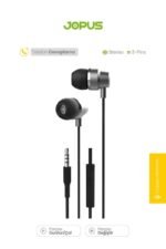 Jopus JO-K64 Bolero Universal 3.5mm Mikrofonlu Kulaklık Siyah Renk