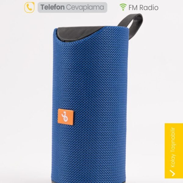 Jopus Leda Radyolu Bluetooth Hoparlör Mavi Renk