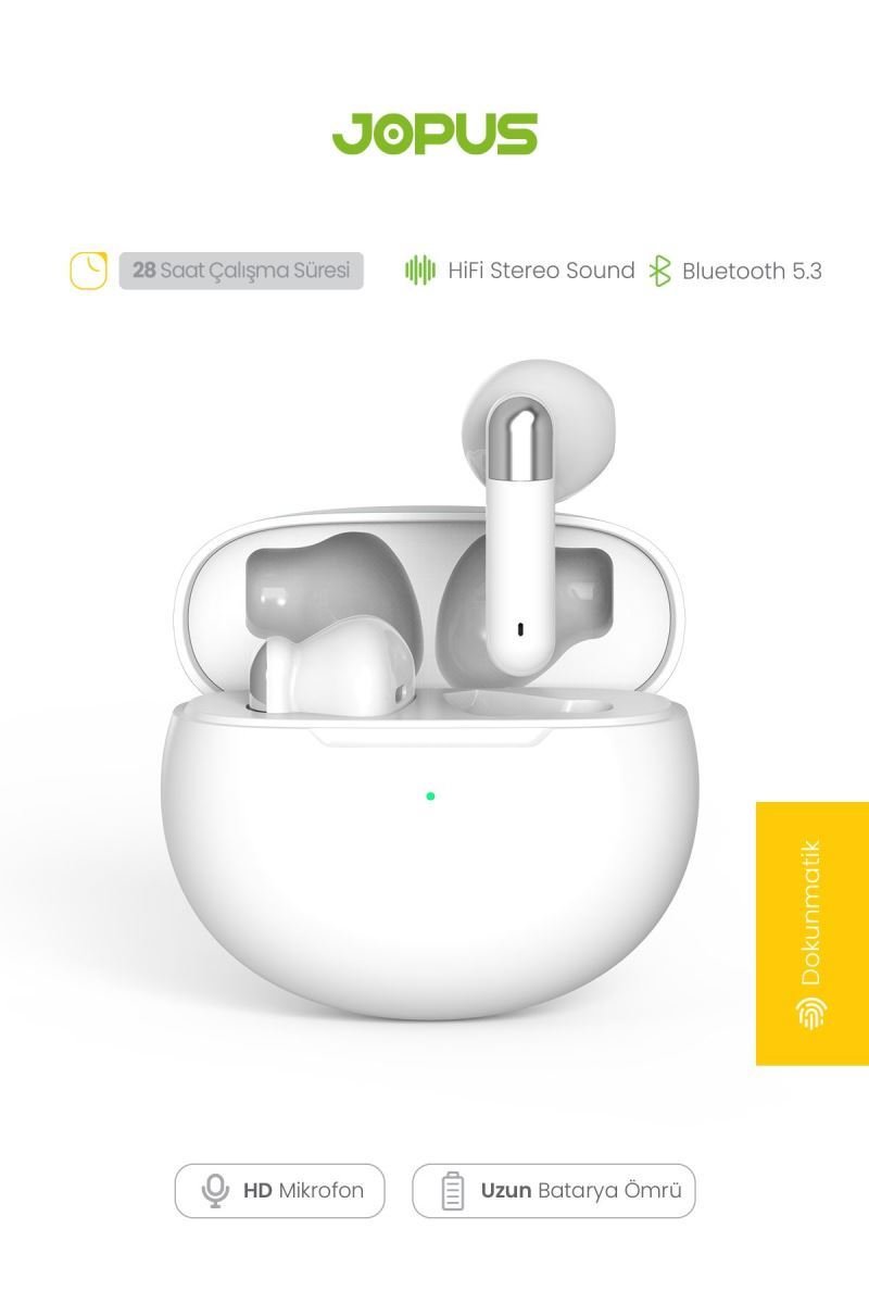 056146_5.jpg Jopus Pods Tetra Mikrofonlu Bluetooth Kulaklik - Görsel 1