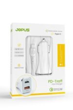 Jopus Universal Type C JO-A7 Troff PD 3.0 20W USB / PD Araç Sarji - Görsel 2