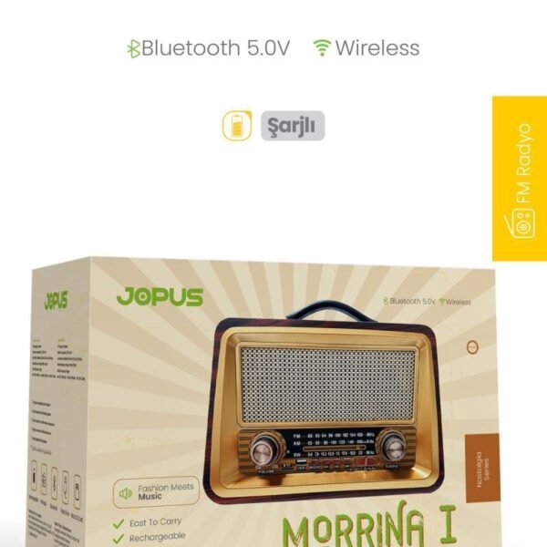Jopus Morrina I Bluetoothlu Radyolu Bluetooth Hoparlör