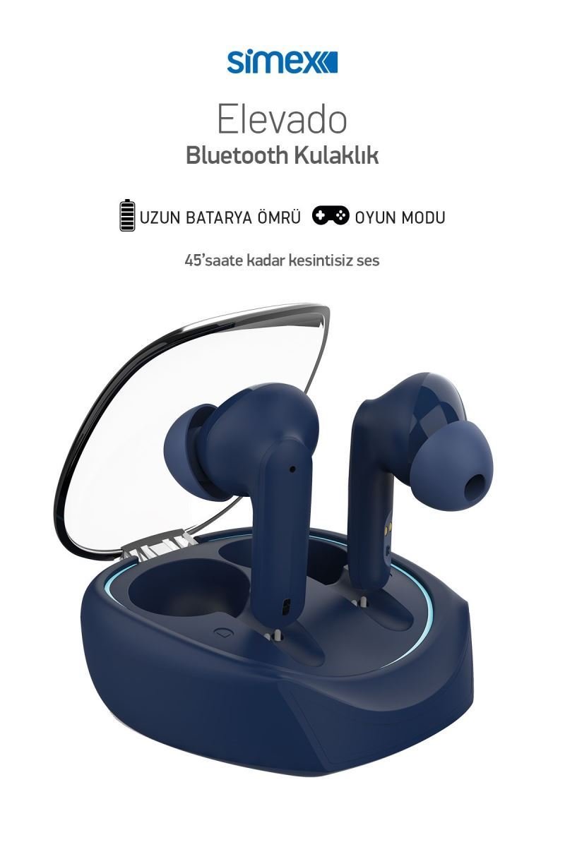 057540_2.jpg Simex Elevado TWS Bluetooth Kulaklık - Görsel 1