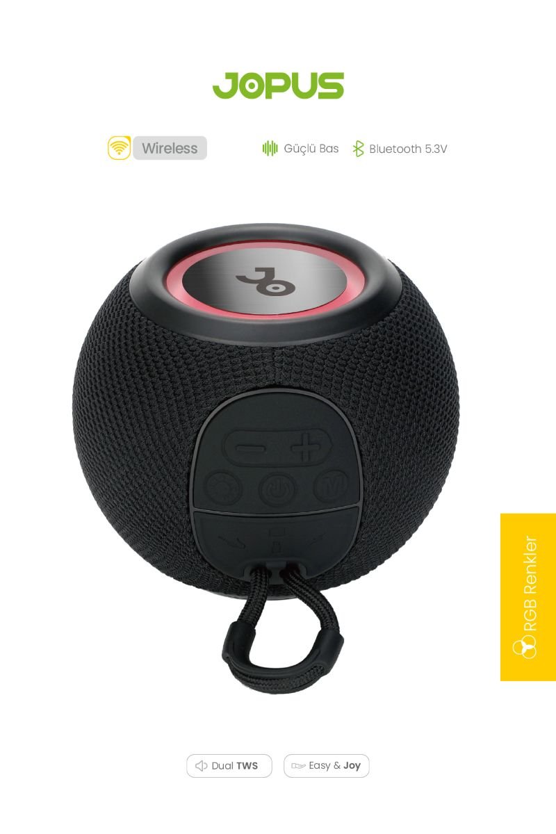 058585_3.jpg Jopus Earth Box Bluetooth Hoparlör - Görsel 1