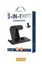 Azeada PD-W8 Wireless Magsafe 3in 1 15 Watt Sarj Cihazi