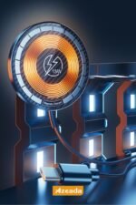 Azeada PD-W16 Rurı Wireless Magsafe Sarj Cihazi - Görsel 5