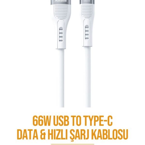 Azeada Type C AZ-B02a 1.3mt Sarj Kablosu