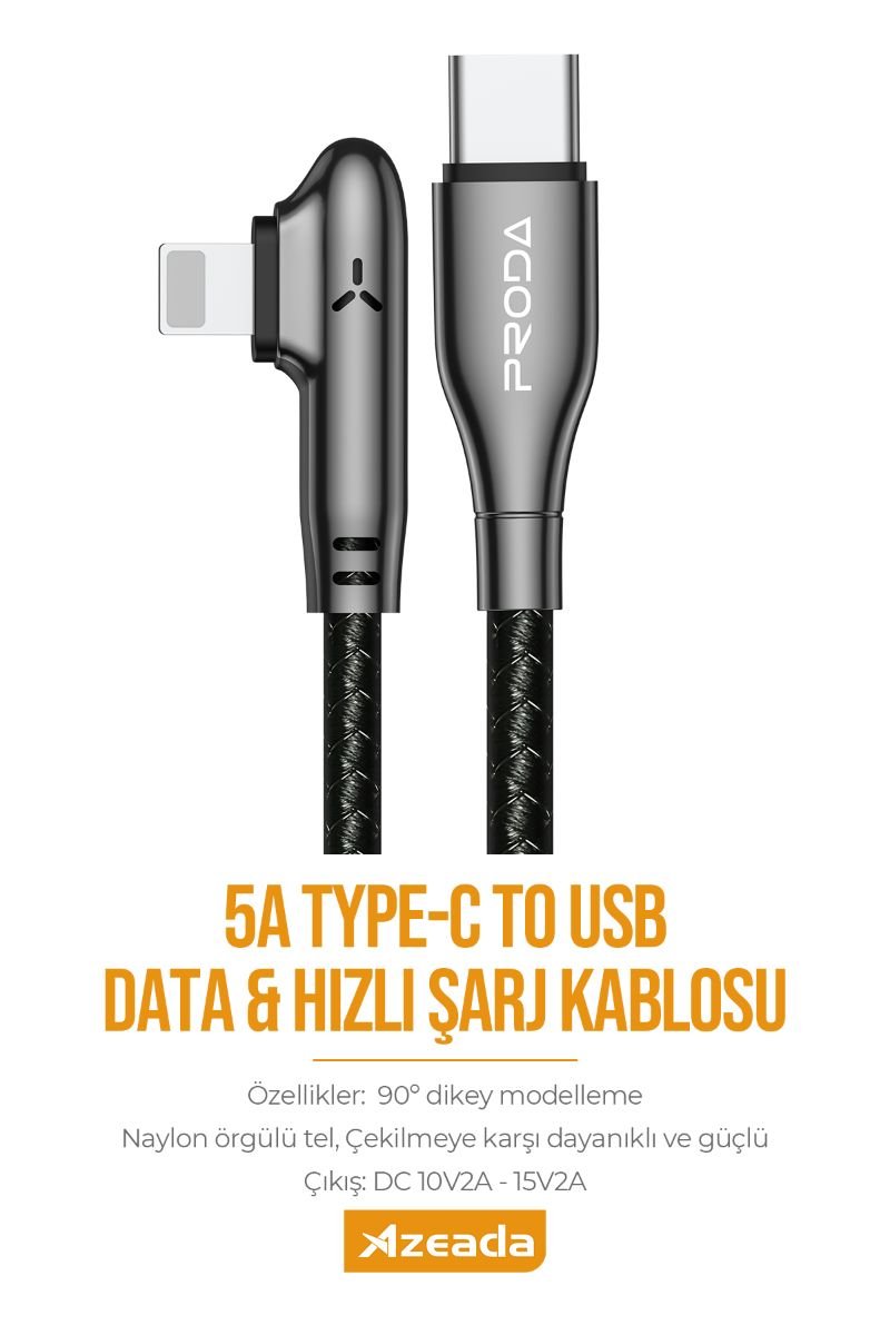 059597_4.jpg Azeada Type C to Type C PD-B63a Data Kablosu - Görsel 1