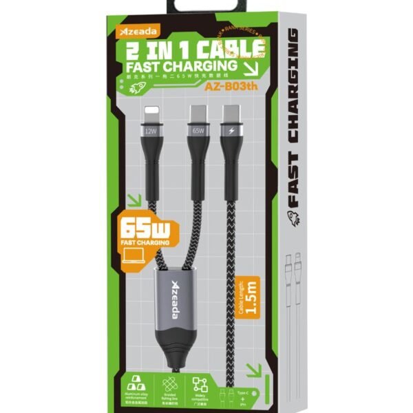 Azeada AZ-B03th 2in1 Sarj Kablosu