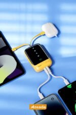 Azeada AZ-P01 22,5W 10000mAh Power Bank Dahili Kablolu - Görsel 5