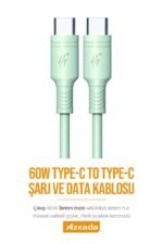 Azeada Type C to Type C PD-B82a 1mt 60W Data Kablosu - Görsel 4