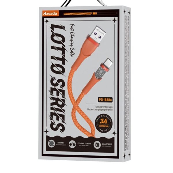 Azeada USB to Type-c PD-B88a Data Kablosu