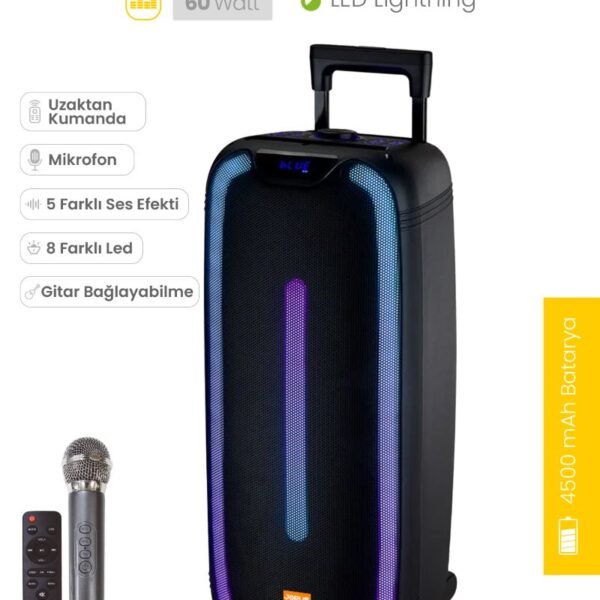 Jopus Vocal Mikrofonlu Bluetooth Hoparlör