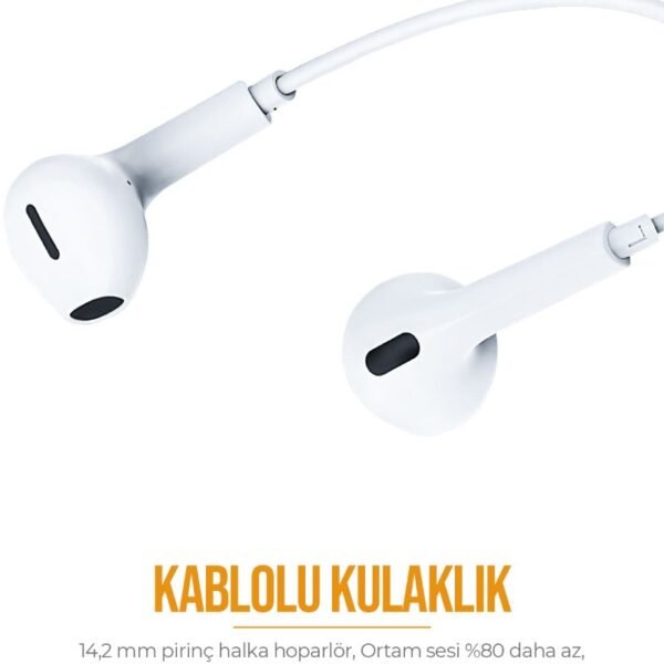 Azeada AZ-E04 Lightning Mikrofonlu Kulaklık