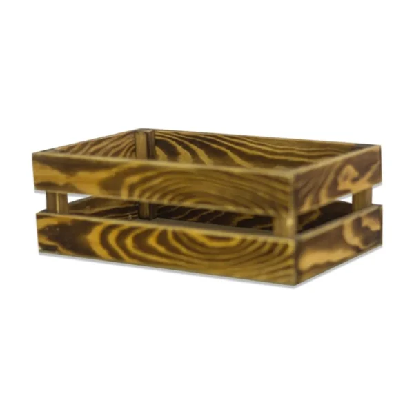 Wooden City Ahşap Dekoratif Çok Amaçlı Sandık Kasa / Raf – Doğal, Şık ve Çok Yönlü