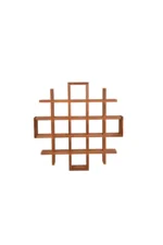 Wooden City Ahşap Dekoratif Raf Biblo Rafı Süs Eşya Rafı - Görsel 2