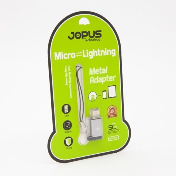 Jopus JO-IP02 iPhone Çevirici Adaptör Micro'dan iPhone 7 Sarj Çevirici Aparat